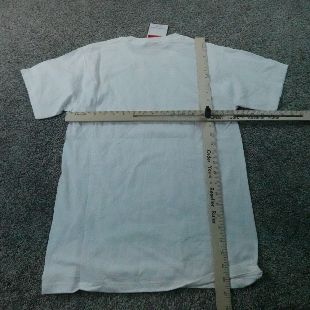 NEW Champion Shirt Mens S White Graphic Logo Short Sleeve T-shirt Tee Casual Top - Picture 6 of 10